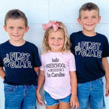 PERSONALIZED PRESCHOOL TEE - PINK