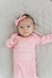 LITTLE SISTER BABY GOWN