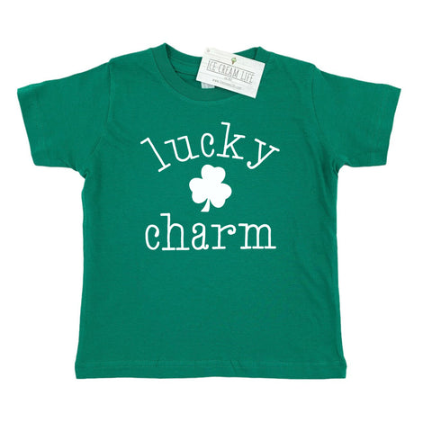 LUCKY CHARM GREEN KIDS TEE