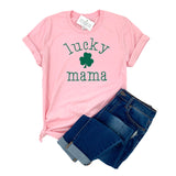 LUCKY MAMA PINK TEE