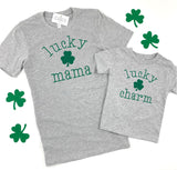 LUCKY CHARM GRAY KIDS TEE