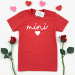 MINI HEART TEE - RED