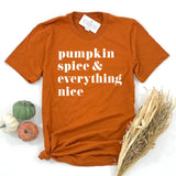 PUMPKIN SPICE - ADULT SHIRT