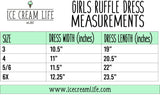 GIRLS RUFFLE DRESS - HELLO PRESCHOOL